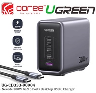 UGREEN UG-CD333-90904 NEXODE 300W GAN 5 PORTS DESKTOP CHARGER 140W MAX SINGLE PORT / PD3.1 - WITH CA