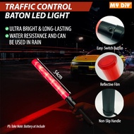 MYDIYHOMEDEPOT - LED Traffic Safety Baton Safety Hand Light Stick Baton Signal Warning Flash Light C