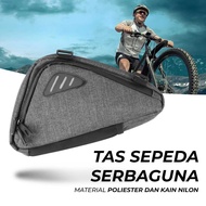 (Hstore7) Multipurpose Bike Bag Triangle Frame Bag Pouch - ROS126