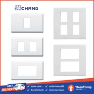 CHANG ฝาพลาสติก 1-6 ช่อง สีขาว ช้าง รุ่น iModern ไอโมเดิร์น