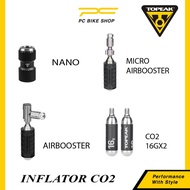 Topeak Inflaror Nano, Micro, Airbooster CO2 Inflator BICYCLE Road Bike RB 单车轮胎打气 Service Bike Basika