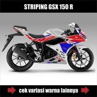 STRIPING SUZUKI GSX 150 R LIVERY FIREBLADE GSX R 150 DECAL STICKER/ GSX 150R MOTORCYCLE STICKER/ GSX