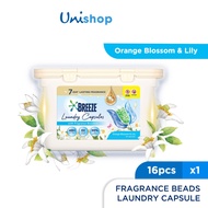 Breeze Fragrance Beads Capsule Detergent Lily 16's
