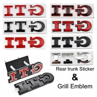 1pcs 3D Metal Car Fender Stickers Decals Front Hood Grill Emblem for golf GTI mk2 mk3 mk4 mk5 mk6 mk