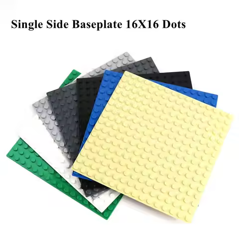Children Toys 16x16 Single Sided Dots City Base Plate Building Blocks Bricks Parts Compatible with L