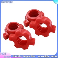 Ideal for Standard Weights-Dumbbell Lock Nuts 25mm-Set of 4, High-Quality PVC, Red Color, Perfect fo