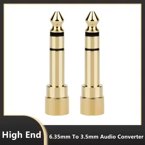 6.35 3.5 mm Jack Headphone Adapter For 6.35 mm Male To 3.5 mm Jack Female Audio Converter Plug Conne