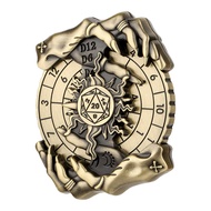 สปินเนอร์ลูกเต๋า Dnd โลหะ Deveodo สปินเนอร์ลูกเต๋า Rpg ปั่นกรงเล็บมังกรสำหรับโต๊ะเล่นเกม Dnd โลหะอัล