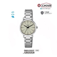 Q&Q QQ QNQ Q893 Q893J Q893J202 Q893J202Y ANALOG ORIGINAL WATCH WOMEN'S WATCH STAINLESS STRAP