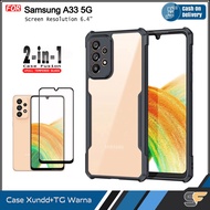 2in1 Case Package Bonus TG Color Samsung A55 A35 A54 A34 A31 A32 4G A33 5G A50 A50s A51 A52 4G A52 5