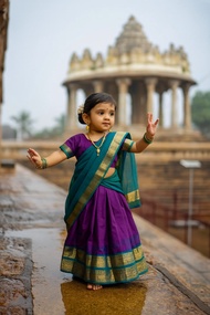 South Indian Kids Lehenga or Choli