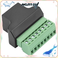 MURRAY RJ45 Breakout, Solderless Plug and Play RJ45 Female To Screw 8 Pin Connector, RJ45 Female Jac