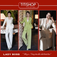 (Quick Order) Business Vest Set, BOSS Blazer Set, Business Blazer, Women's Vest, Women's Blazer DHBO