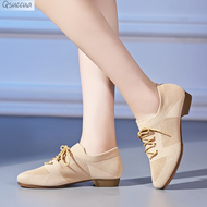 New Ballet Shoes Jazz Dance Shoes Female Adult Breathable Teacher Shoes Female Heel Soft Sole Dance Shoes Professional Shape Shoes