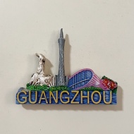 【Shipment Within 24 Hours】 Guangzhou Tower Magnet Five Rams Sculpture Fridge Magnet Guangzhou Opera 