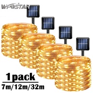 50-300 LED Outdoor Solar Fairy Lights 8Modes Copper Wire Xmas Lights Waterproof Garden Tree Patio We