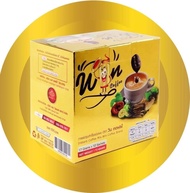 วินคอฟฟี่ Win Coffee กาแฟเพื่อสุขภาพ รวมสมุนไพร 24 ชนิดไว้ในซองเดียว เดอะวินเนอร์ สตาร์ ของแท้100%