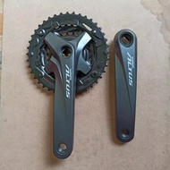 crank Shimano altus 3 susun mtb gir depan sepeda