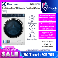 Electrolux [ewf1142q7wb] 11กก. ultimatecare™700 INVERTER เครื่องซักผ้าฝาหน้าเครื่องซักผ้า