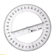 Doublebuy 25cm Circle Protractor 360 Degree Protractor Ruler Math Geometry Tool for School Classroom