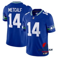 Men's 2023-24 NFL Jersey Seattle Seahawks DK Metcalf Neon Blue Limited American Football Jersey