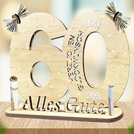 Gifts for 60th Birthday, 60th Birthday Gift, 60 Year Old LED Wooden Ornament, Money Gifts Birthday, 