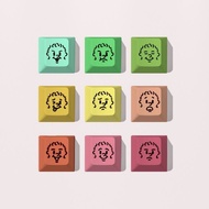 Eason Chan Eason Concert Emoji Mechanical Keyboard Keycaps Original Height Opaque Keys pbt Material