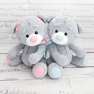 Plush Teddy Bear, Newborn child gift, Handmade toy