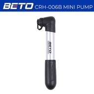 🔥Ready Stock🔥Cycling BETO CRH-006B Bicycle Mini Air Pump Tire Inflator Schrader Presta Valve Portabl