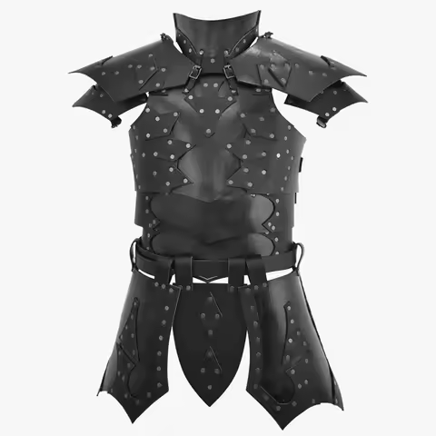 Medieval Knight Gladiator Cuirass PU Body Shoulder Armor Viking Warrior Cosplay Costume Steampunk Be