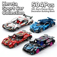 Kereta Sport Collection Block Car 504Pcs Gift Boy Mainan Decoration Sport