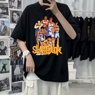 Anime Slam Dunk Sakuragi Hanamichi T-Shirt Basket Ball Team T Shirt Men Short Sleeve Hip Hop T Shirt Oversized Streetwear Unisex S-4XL-5XL-6XL