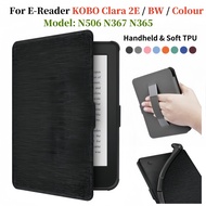 For Kobo Clara Colour BW 2E 6" N506 N367 N365 E-book Flip Case Kobo2e Clara2E Handheld Style Cloth L