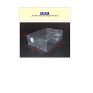 Rectangle PVC Box 8x12x4inch