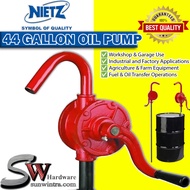 44 Gallon Hand Rotary Oil Pump Drum Barrel Manual Fuel Diesel Kerosene Transfer Pump