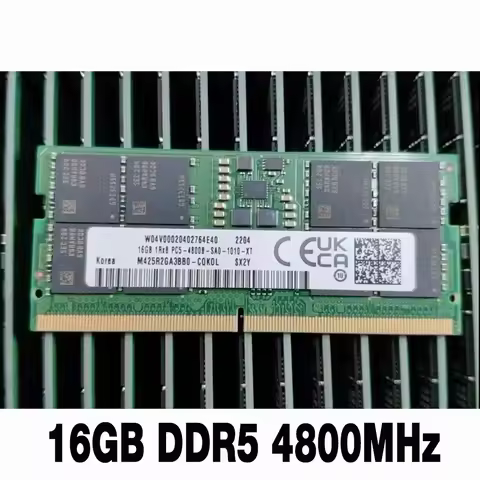 1PCS 16G 4800B Laptop RAM For Samsung Notebook Memory M425R2GA3BB0-CQKOL 16GB DDR5 4800MHz 1Rx8