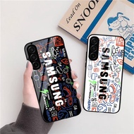HP GK258 (SAMSUNG A17) SAMSUNG A17 glass Softcase - SAMSUNG A17 case - casing SAMSUNG A17hp - Case L