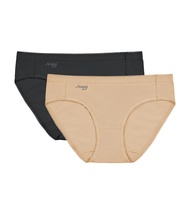 sloggi กางเกงในคอตตอน จำนวน 2 ชิ้น ใน 1 แพ็ค รุ่น sloggi Comfort care Midi2 2P R รหัส 10218580 สีเบจ