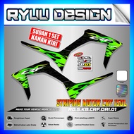 Sticker Striping Honda CRF 150L | Sticker Striping Variasi Motor Honda CRF 150L  Motif Hot Wheels RD