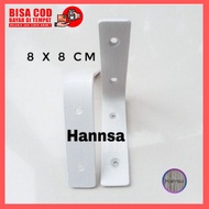 SIKU Iron angle bracket for shelf board - Wall shelf multi-purpose angle iron bracket - iron angle s