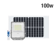 LAMPTAN โคมไฟฟลัดไลท์พลังงานแสงอาทิตย์ Solar Floodlight Smart Sensor Solid ควบคุมผ่านรีโมท