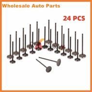 NEW 24PCS Intake Exhaust Valves 14711-P8E-A00 14721-P8E-A00 For Acura Honda Saturn 3.0 3.2 3.5 J32A1