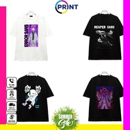 Sans Undertale T-shirt Collection - REAPER SANS - SANS 505 - SANS 707 - SANS ALPHA - FUOR SANS