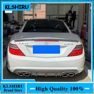 R171 R172 carbon fiber and gloss black rear spoiler for Mercedes Benz SLK class R171 2004 - 2010 SLK