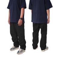 CROOZ BERHIDA BDU CARGO PANTS | LOOSE FIT | BLACK BLACK BLACK