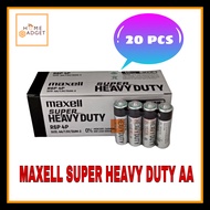 Maxell R6P(SP) Super Heavy Duty AA Battery (4pcs / 20pcs / 40pcs)