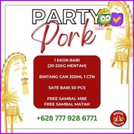 Party Pack Babi Guling Bali 1 Ekor Fresh Best Seller