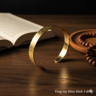 Titanium Bracelet Engraved with 5 Lines - Exquisite Design, Meaningful Gift - No Color Fade or Peeli