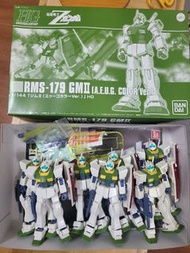 高達模型  hguc hg RMS-179 GM II Gundam Z 共7個 素組 Z高達 吉姆2 奧干 所見所得