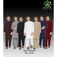 hoot sale setelan pakistan baju dan celana polos - koko gamis pria -